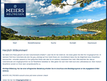 Tablet Screenshot of meiers-weltreisen.parkteam.de